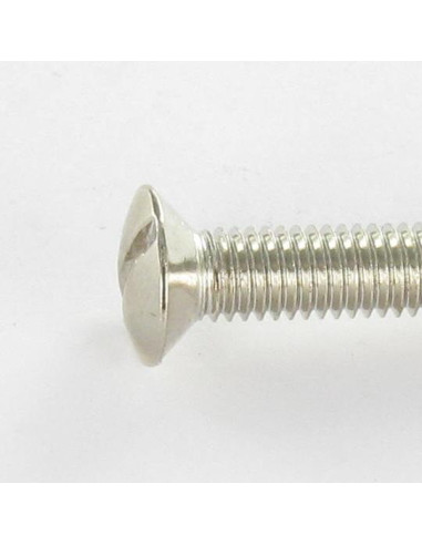 1 x Metalen schroeven gefreesde bolkop split...