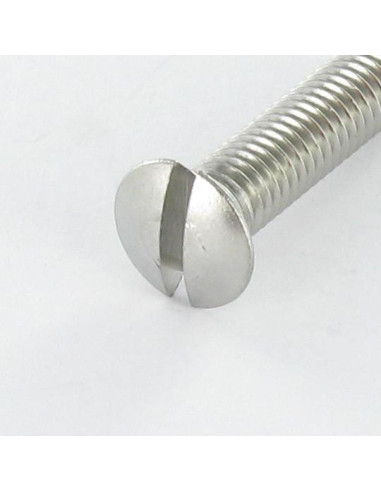 1 x Metalen schroeven gefreesde bolkop split...