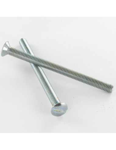 1 x Metalen schroeven gefreesde bolkop split...