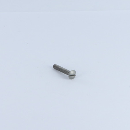 1 x Metalen schroeven gefreesde bolkop split M2.5X12 Ruw staal microschroeven