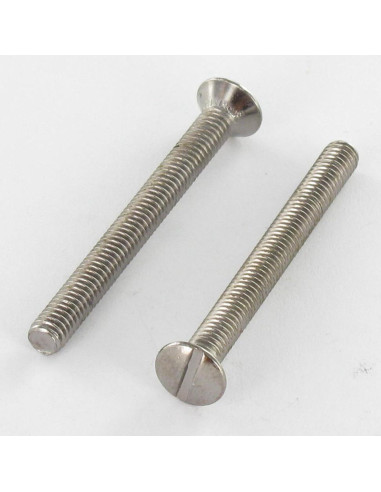 1 x Metalen schroeven gefreesde bolkop split...
