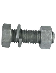 Bout (verkocht met moer) zeskantkop TH M16X50 8.8+RD....