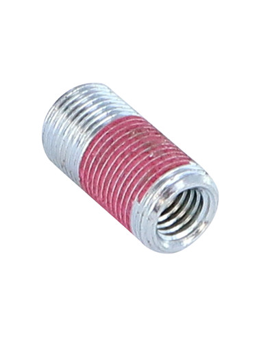 1 x Afstandbus M8 M12 P100X24 Wit verzinkt...