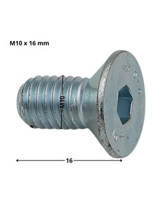 Metalen schroeven FHC verzonken kop met zeskant print... 2