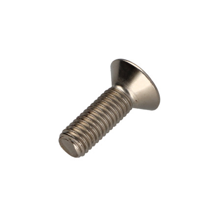 1 x Metalen schroeven FHC verzonken kop met zeskant print sleutel van 5 M8X25 volledige draad klasse 10.9 Nikkel