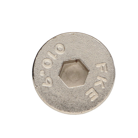 1 x Metalen schroeven FHC verzonken kop met zeskant print sleutel van 5 M8X25 volledige draad klasse 10.9 Nikkel