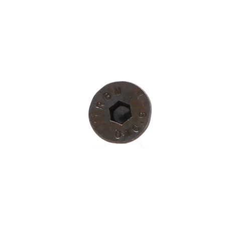 1 x Metalen schroeven FHC verzonken kop met zeskant print sleutel van 2.5 M4X12 volledige draad klasse 10.9 Ruw staal