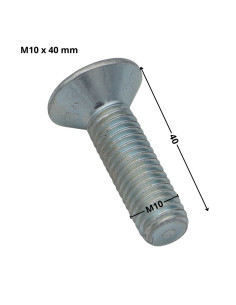 Metalen schroeven FHC verzonken kop met zeskant print...