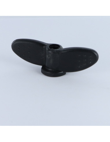 1 x Moer Vlinder M8 zwart nylon