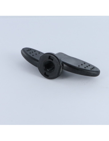 1 x Moer Vlinder M8 zwart nylon
