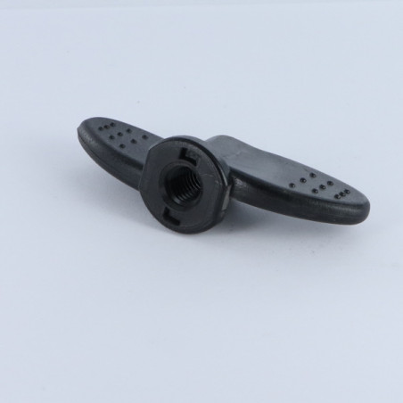 1 x Moer Vlinder M8 zwart nylon