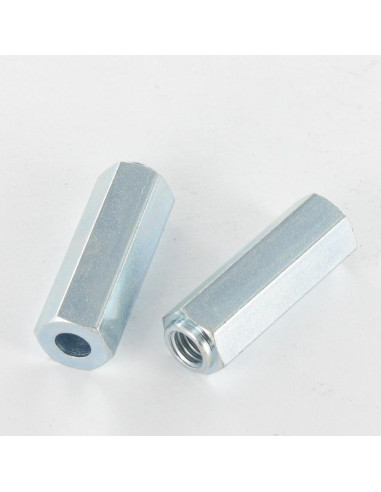 1 x Afstandbus cilindrisch 10X30 M6 Wit...