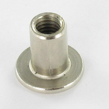 1 x Combifix platte kop 15/8X12 M6 sleutel van 4 Nikkelstaal