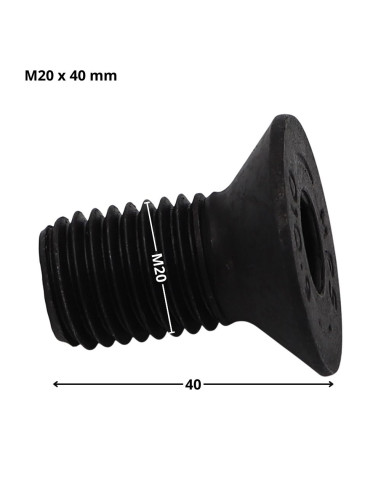 1 x Metalen schroeven FHC verzonken kop met...