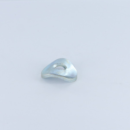 1 x Sluitring GEBOGEN 21,5 x 6,6 x 1,8 Wit verzinkt staal