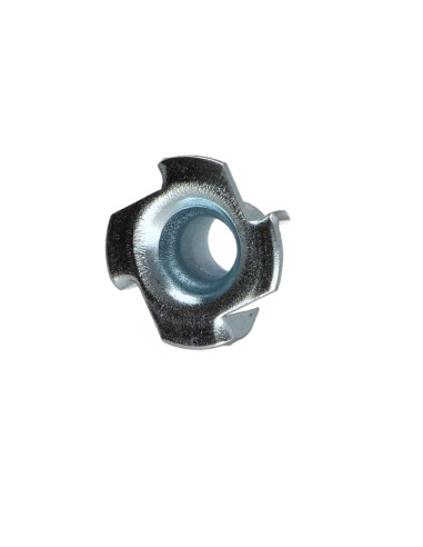 1 x Klauwmoer 9.6X12 zonder schroefdraad Wit...