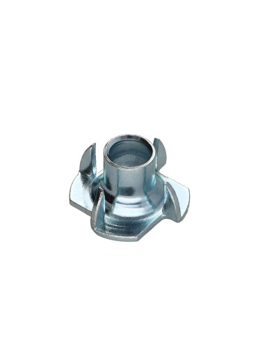 1 x Klauwmoer 9.6X12 zonder schroefdraad Wit...