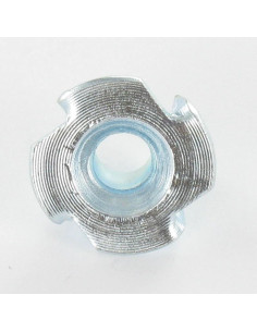 Klauwmoer 9.6X12 zonder schroefdraad Wit verzinkt staal 2