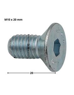 Metalen schroeven FHC verzonken kop met zeskant print... 2