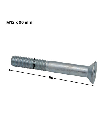 1 x Metalen schroeven FHC verzonken kop met...