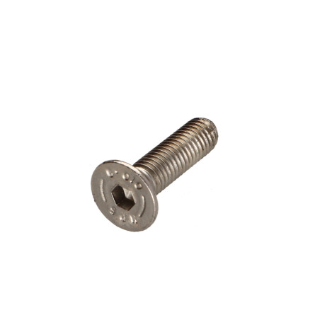 1 x Metalen schroeven FHC verzonken kop met zeskant print sleutel van 5 M8X30 volledige draad klasse 10.9 Nikkelstaal
