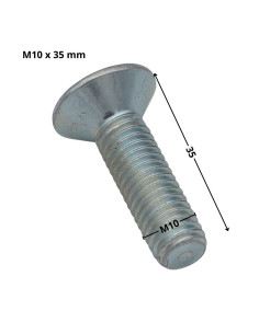 Metalen schroeven FHC verzonken kop met zeskant print...