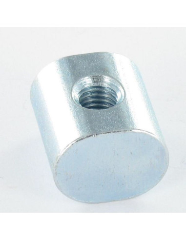 1 x VERHAALLIJN ovaal 20x14x18 M7 Wit verzinkt...