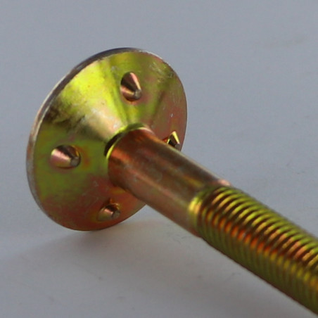 1 x Schroeven VLOER gefreesde kop Groot 10X80 4 Moederkoorn Bichromaat