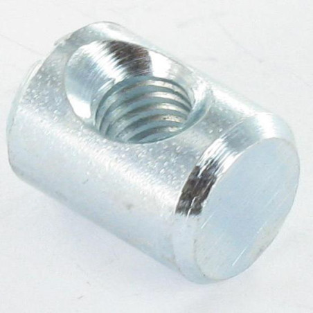 1 x Gesplitst perceel 10X14 M6 CENTRUM Wit verzinkt staal