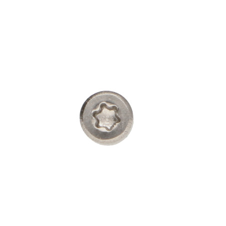1 x Metalen schroeven cilindrische kop TORX T8 RVS A2 M2.5X4 volledige draad microschroeven
