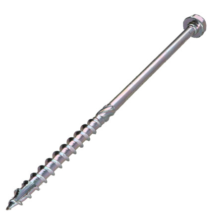 1 x Frameschroef TEKOR zeskantkop TH anti-splijtpunt type 17 cut 8X180 bedraad op 80 TORX T40 Zing cr3 96 hbs roest vrij