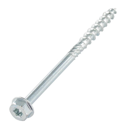 1 x Frameschroef TEKOR zeskantkop TH anti-splijtpunt type 17 cut 8X140 bedraad op 80 TORX T40 Zing cr3 96 hbs roest vrij