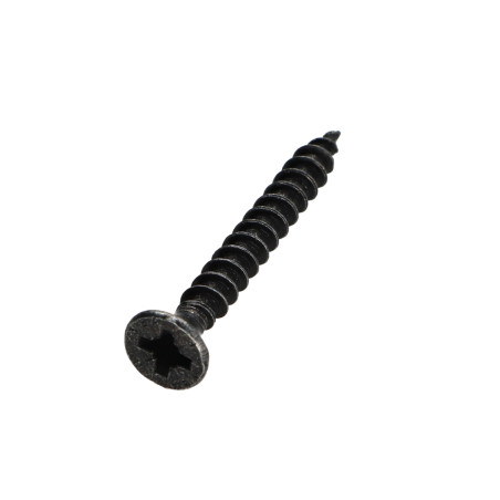 1 x Agglo houtschroeven VBA3 gefreesde kop Pozi 4,5X40 Zwart gegalvaniseerd staal
