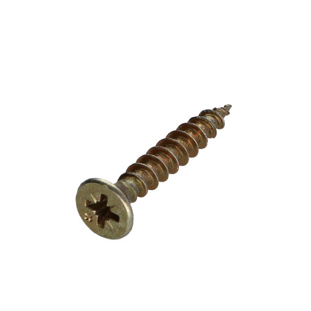 1 x Agglo houtschroeven VBA3 gefreesde kop Pozi 5X45 Bichromaat
