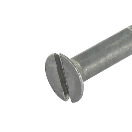 1 x Houtschroeven gefreesde kop Pozi PZ6 3X16 Ruw staal microschroeven