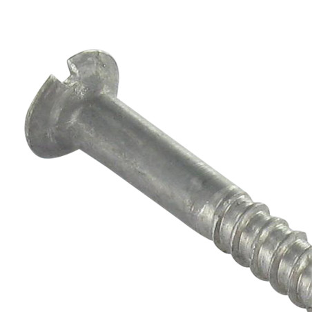 1 x Houtschroeven gefreesde kop Pozi PZ6 3X16 Ruw staal microschroeven