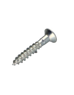 Houtschroeven gefreesde kop Pozi PZ7 5X30 Wit verzinkt staal 2
