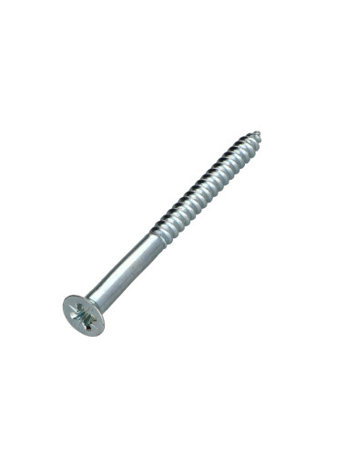 1 x Houtschroeven gefreesde kop Pozi PZ8 6X80...