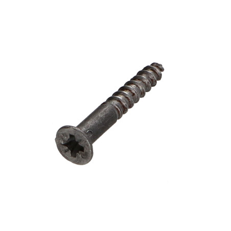 1 x Houtschroeven gefreesde kop Pozi PZ6 3X20 Ruw staal microschroeven