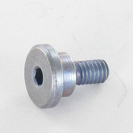 1 x Schroeven schouder 10X12 M4X7 Ruw staal klasse 10.9 Wit verzinkt staal Nikkel