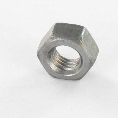 1 x Zeskantmoer M2.5 Ruw staal