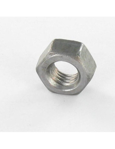 1 x Zeskantmoer M3 Ruw staal