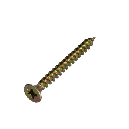 1 x Agglo houtschroeven PREMIUM gefreesde kop Pozi PZ7 4,5X45 Bichromaat