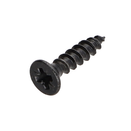 1 x Agglo houtschroeven PREMIUM gefreesde kop Pozi PZ7 4X20 Zwart gegalvaniseerd staal