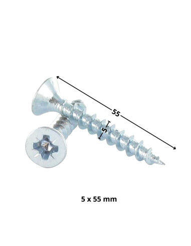 1 x Agglo houtschroeven PREMIUM gefreesde kop...