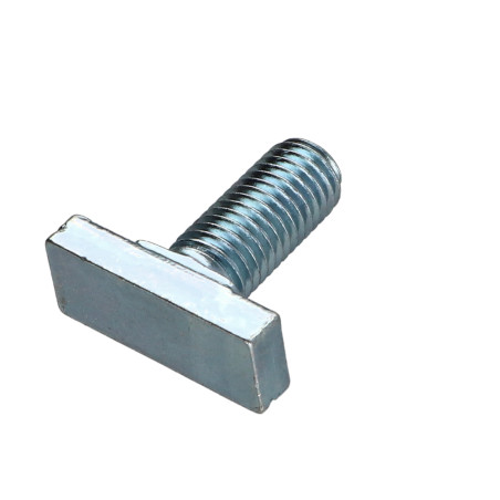 1 x Metalen schroeven hamerkop M12/30 12X34 Klasse 6.8 Wit verzinkt staal
