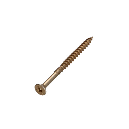 1 x Agglo houtschroeven VBA3 gefreesde kop kartel 3,5X50 bedraad op 30 TORX T10 Bichromaat