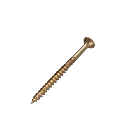1 x Agglo houtschroeven VBA3 gefreesde kop kartel 3,5X50 bedraad op 30 TORX T10 Bichromaat