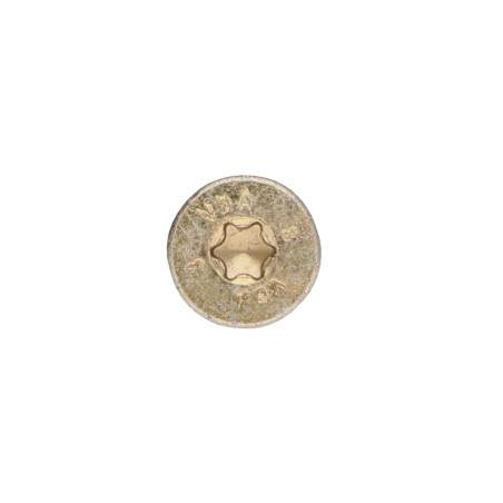1 x Agglo houtschroeven VBA3 gefreesde kop kartel 3,5X50 bedraad op 30 TORX T10 Bichromaat