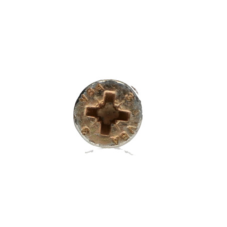 1 x Agglo houtschroeven VBA3 gefreesde kop Pozi 6X160 gedeeltelijke draad Bichromaat